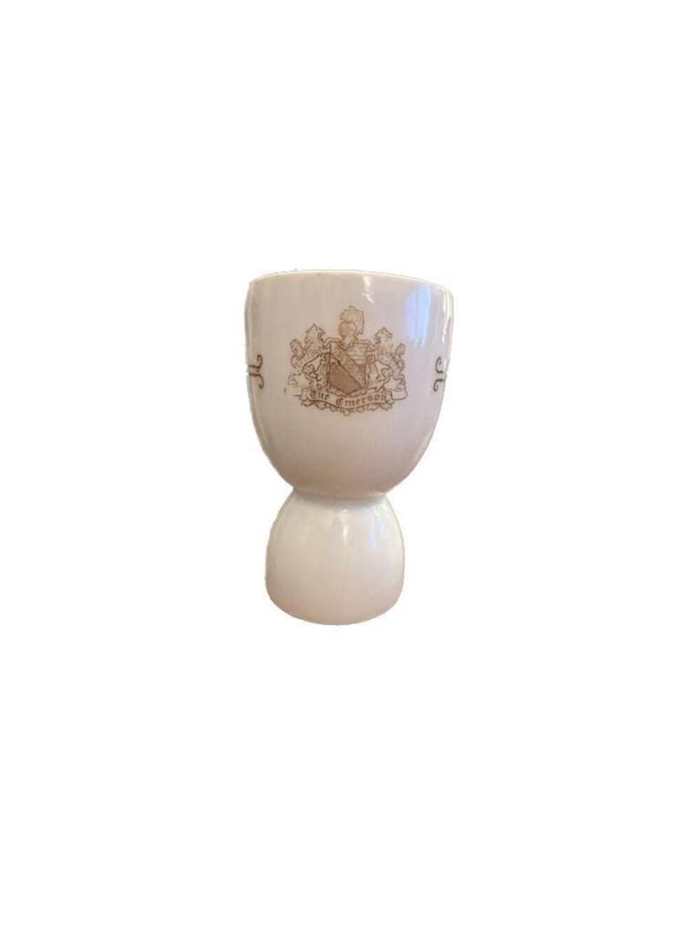 Vintage Rosenthal The Emerson Hotel Crested Double Egg Cup